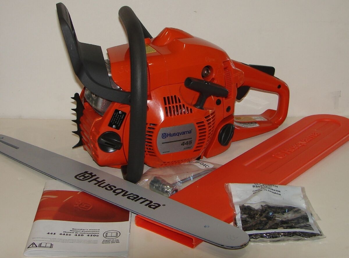 Husqvarna 445 20 In 50 2CC 2 Cycle Gas Chainsaw 2 8 HP New EBay