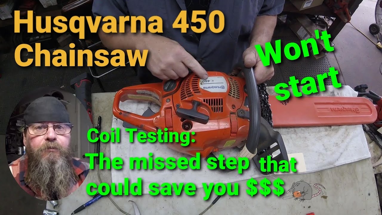 husqvarna chainsaw won t start