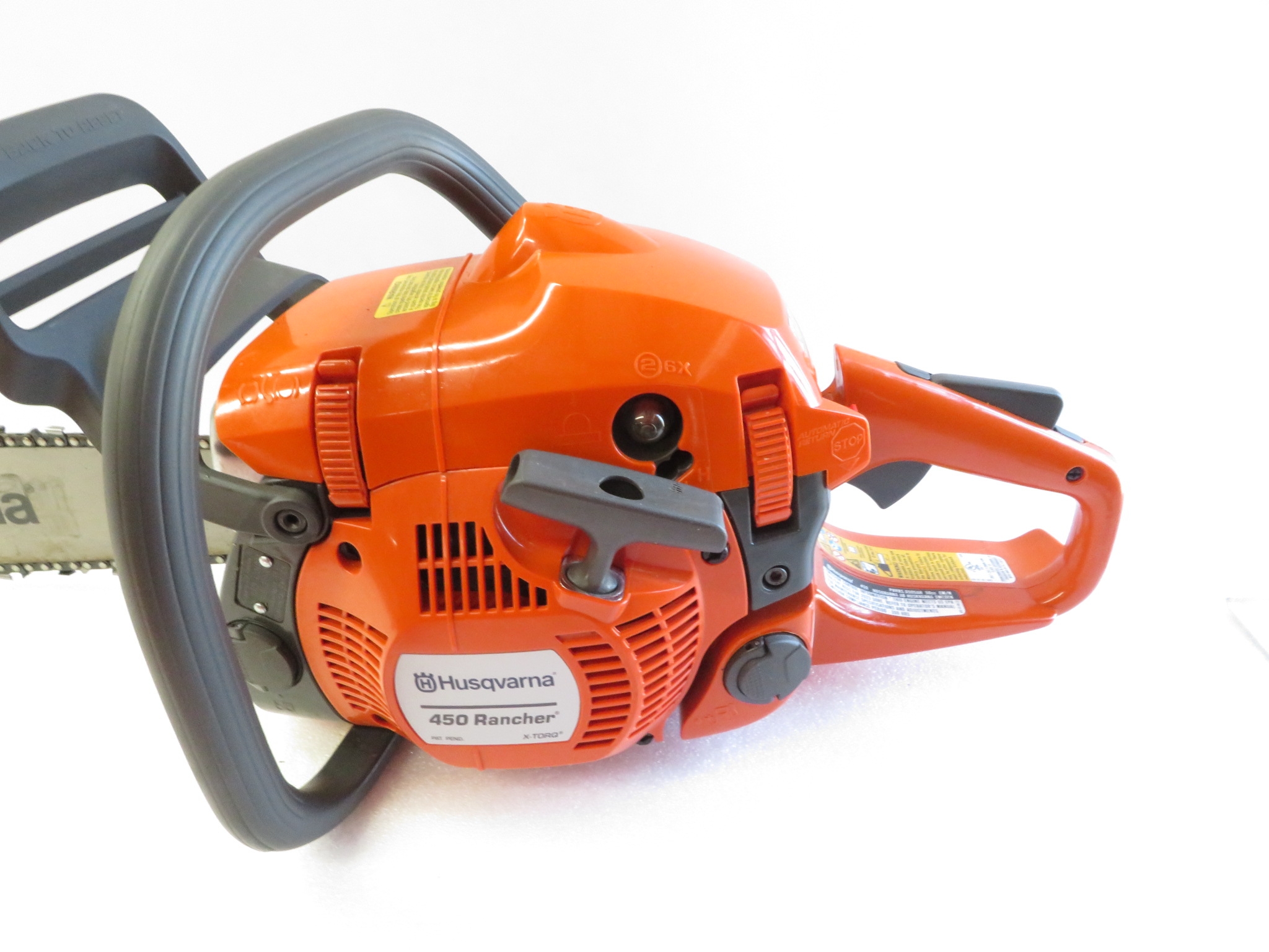 Husqvarna 450 Rancher 20 Inch Gas Chainsaw 50 2 cc 3 2 HP 2 Cycle X Torq Engine