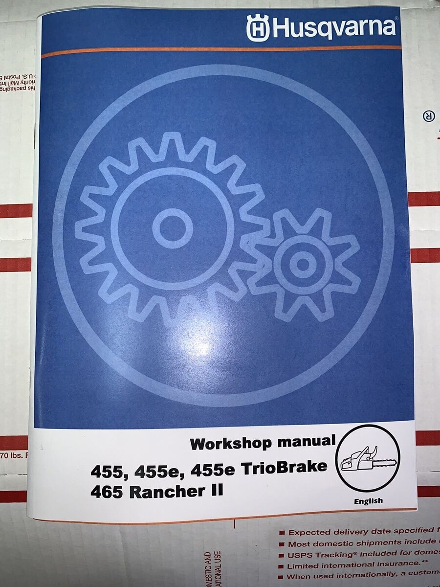 Husqvarna 455 455e Triobrake 465 Rancher II Chainsaw Service Repair Manual EBay