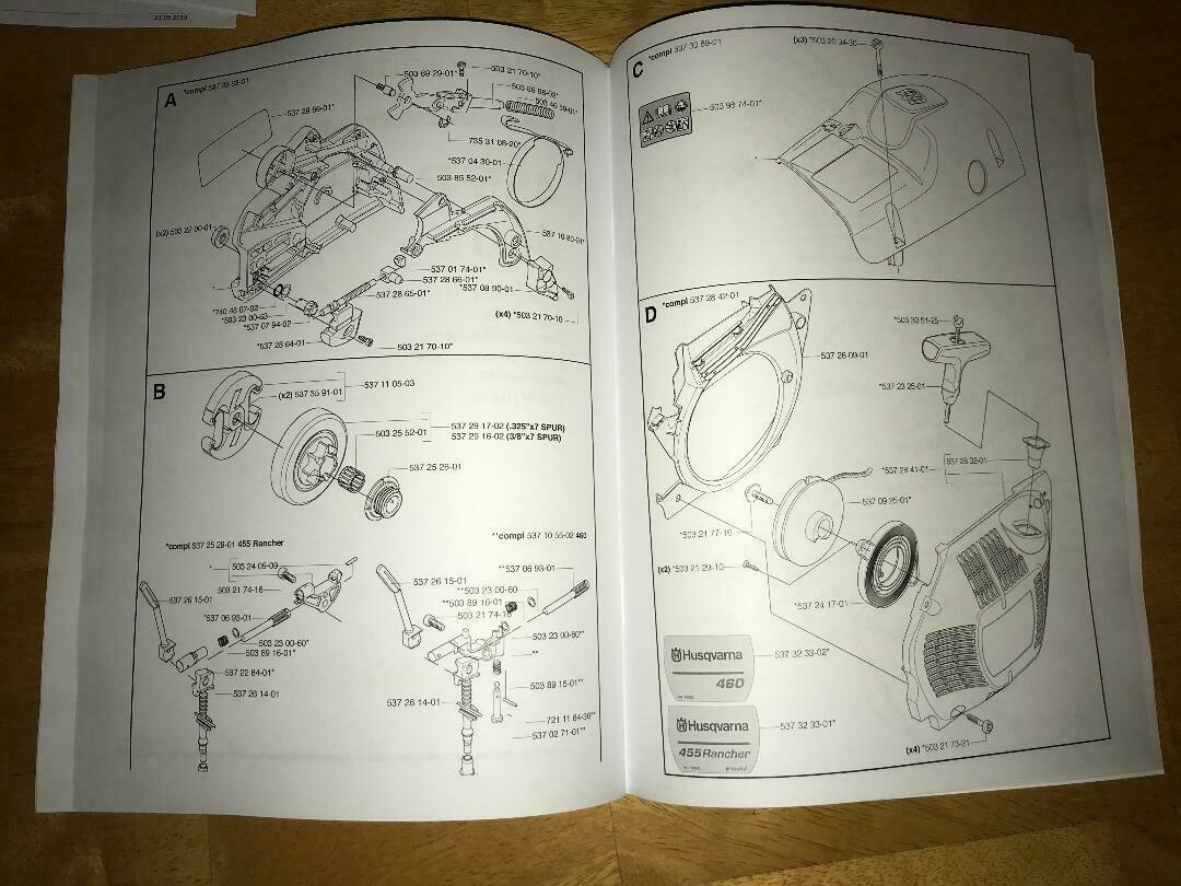 husqvarna 455 chainsaw manual