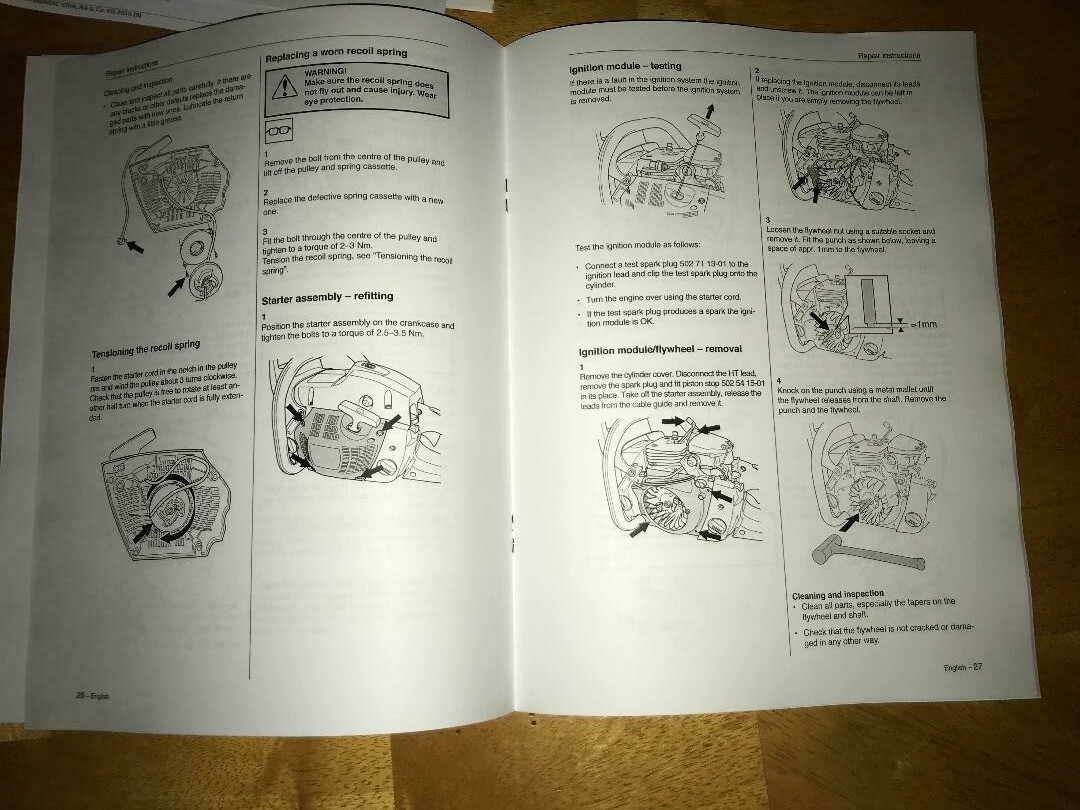 Husqvarna 455 Rancher 460 Chainsaw Workshop Service Repair Parts List Manual EBay