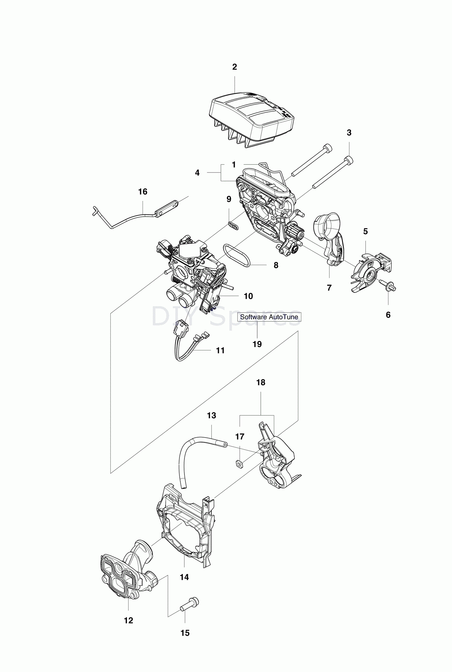 Husqvarna 455 Rancher Chainsaw 2012 Parts Diagram Carburetor Air Filter