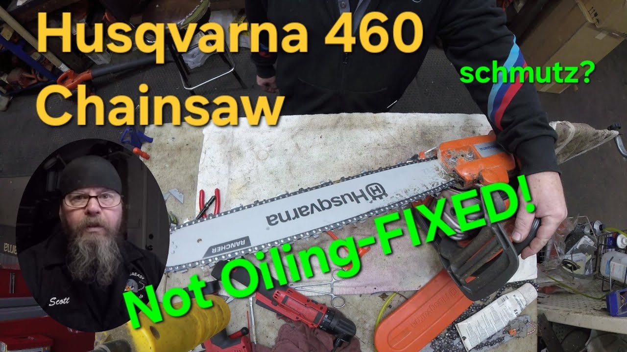 Husqvarna 460 Chainsaw Not Oiling FIXED YouTube