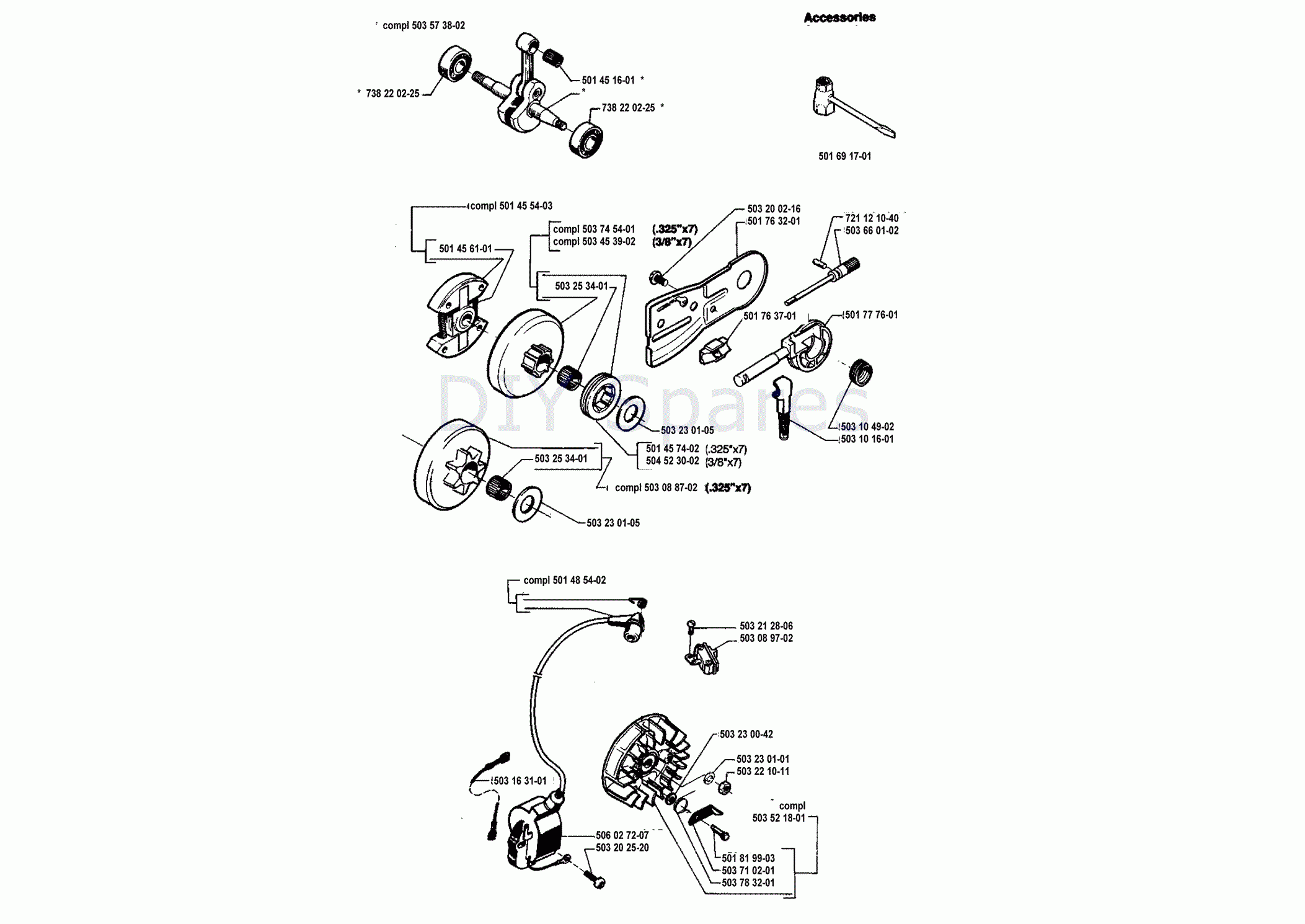 Husqvarna 51 Chainsaw 1994 Parts Diagram Page 4