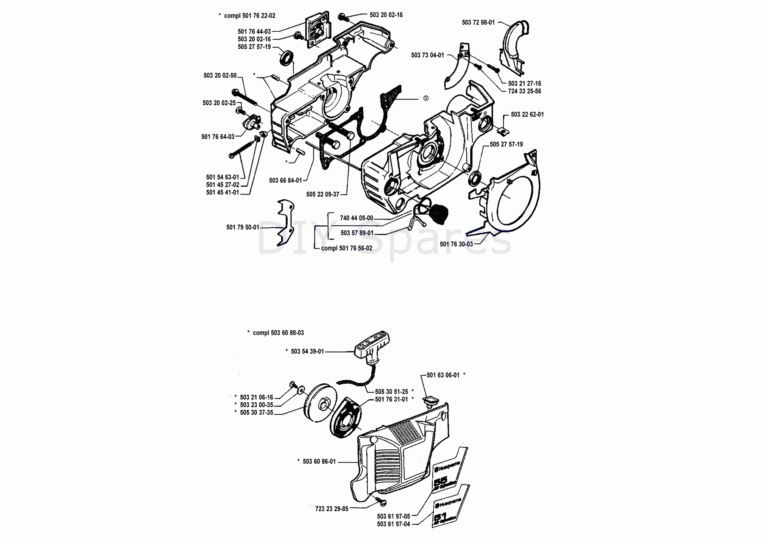 Husqvarna 51 Chainsaw 1994 Parts Diagram Page 5