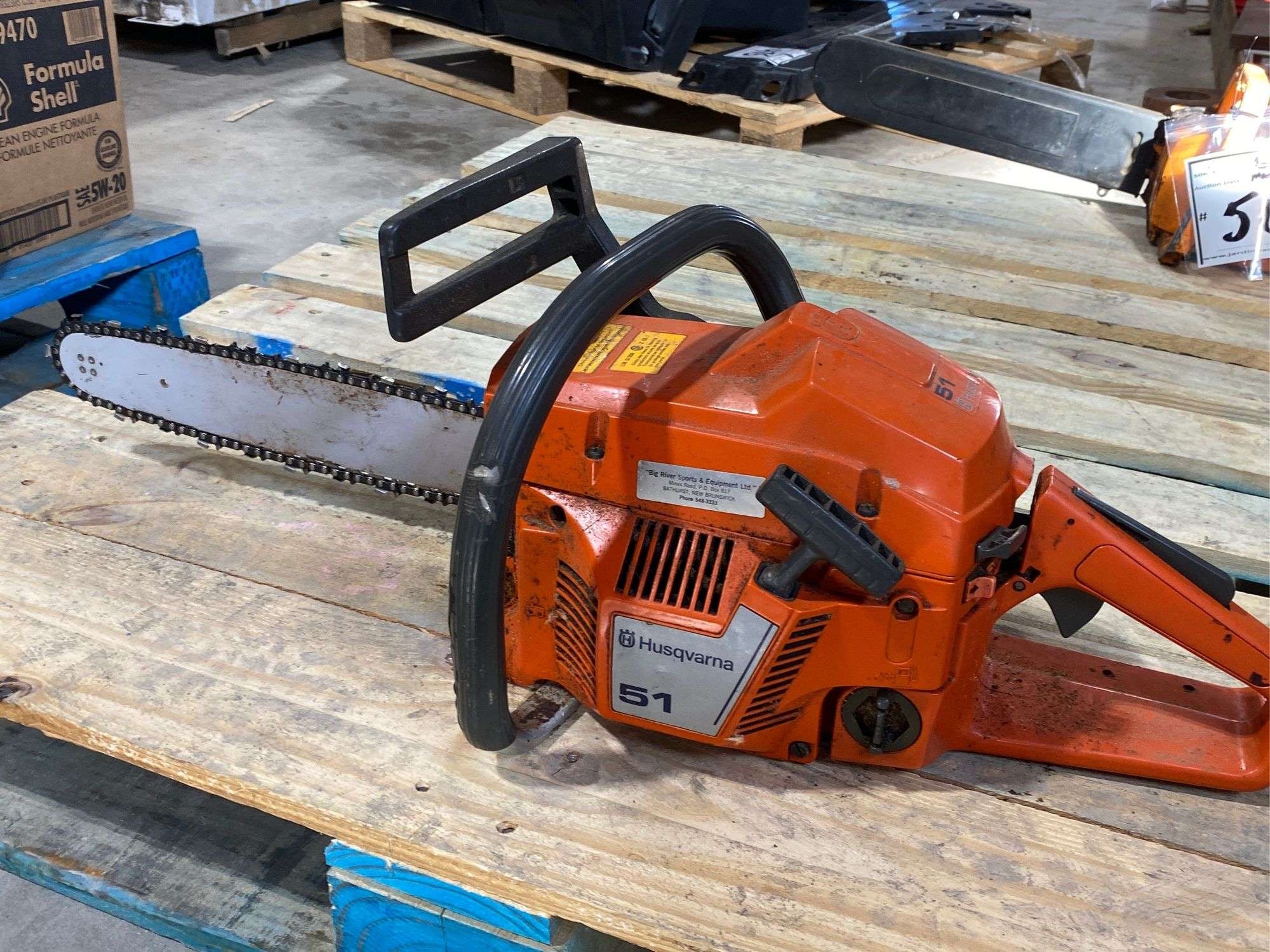 Husqvarna 51 Chainsaw Jardine Auctioneers