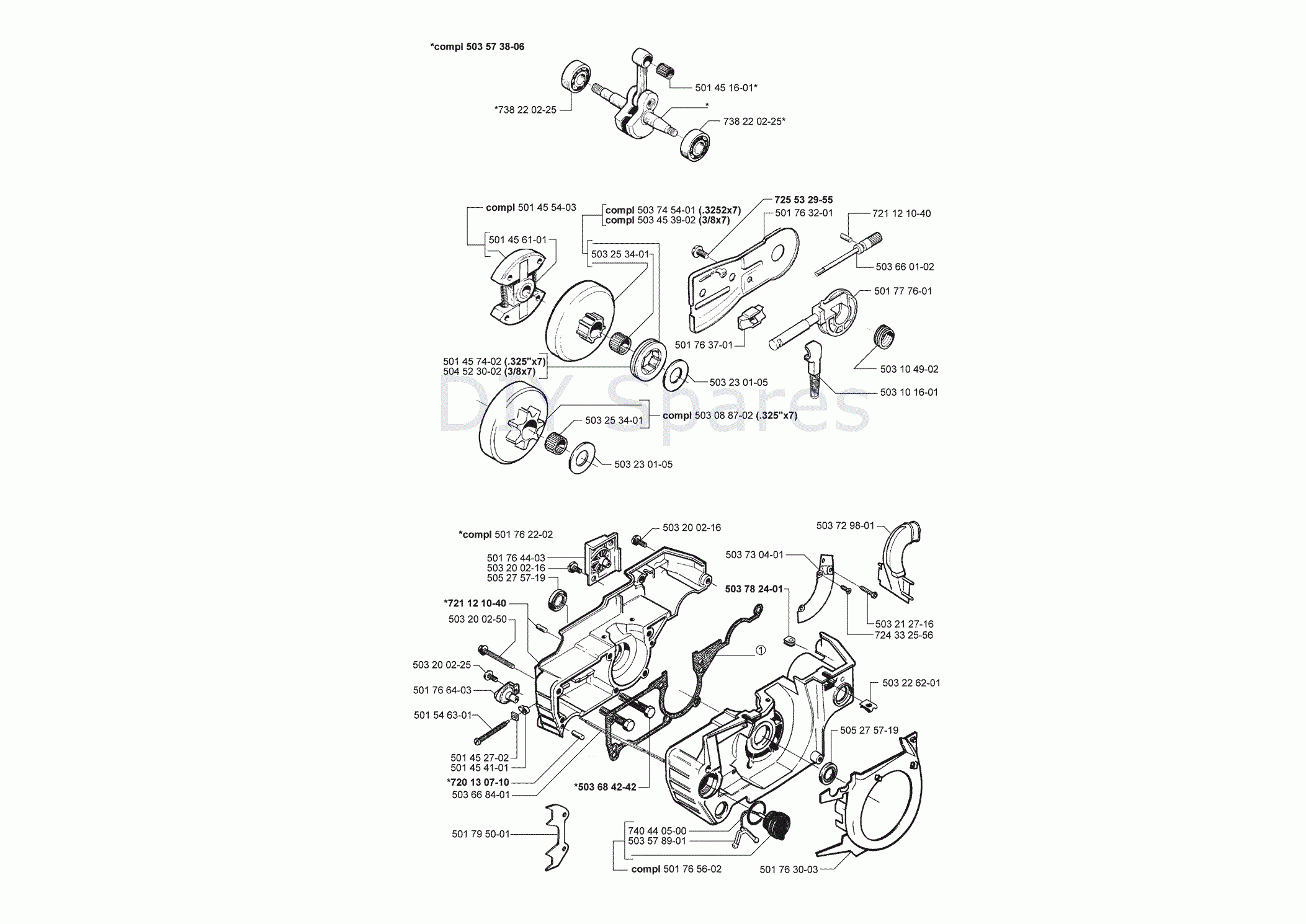 Husqvarna 55 Chainsaw 1998 Parts Diagram Page 4