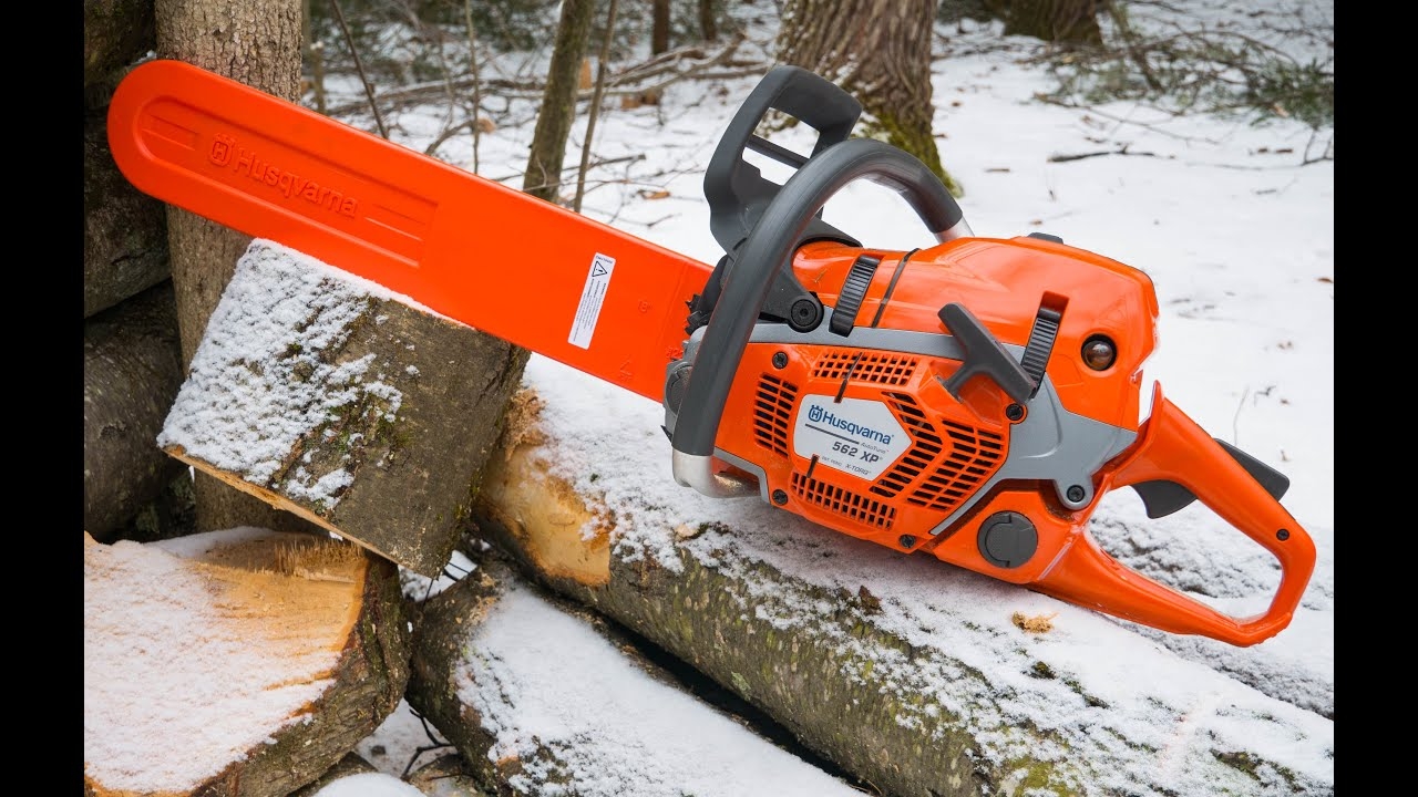 Husqvarna 562 XP Chainsaw Felling Trees And Bucking Wood My Review YouTube