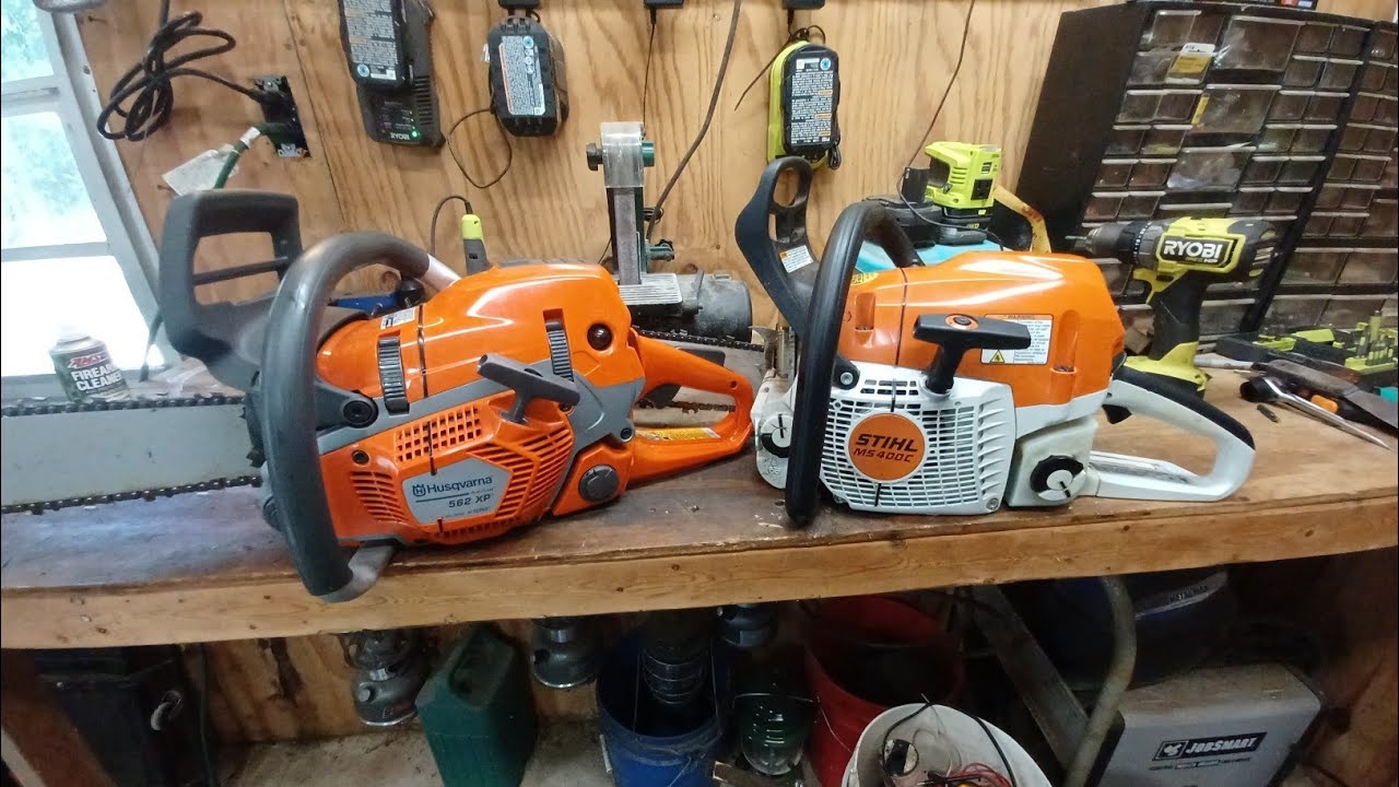 Husqvarna 562xp Vs Stihl 400c Best Value chainsaws YouTube