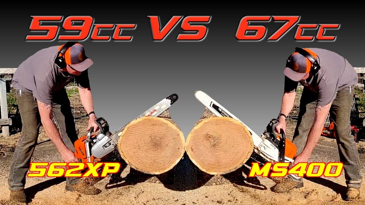 Husqvarna 562XP Vs Stihl MS400 400 562 YouTube