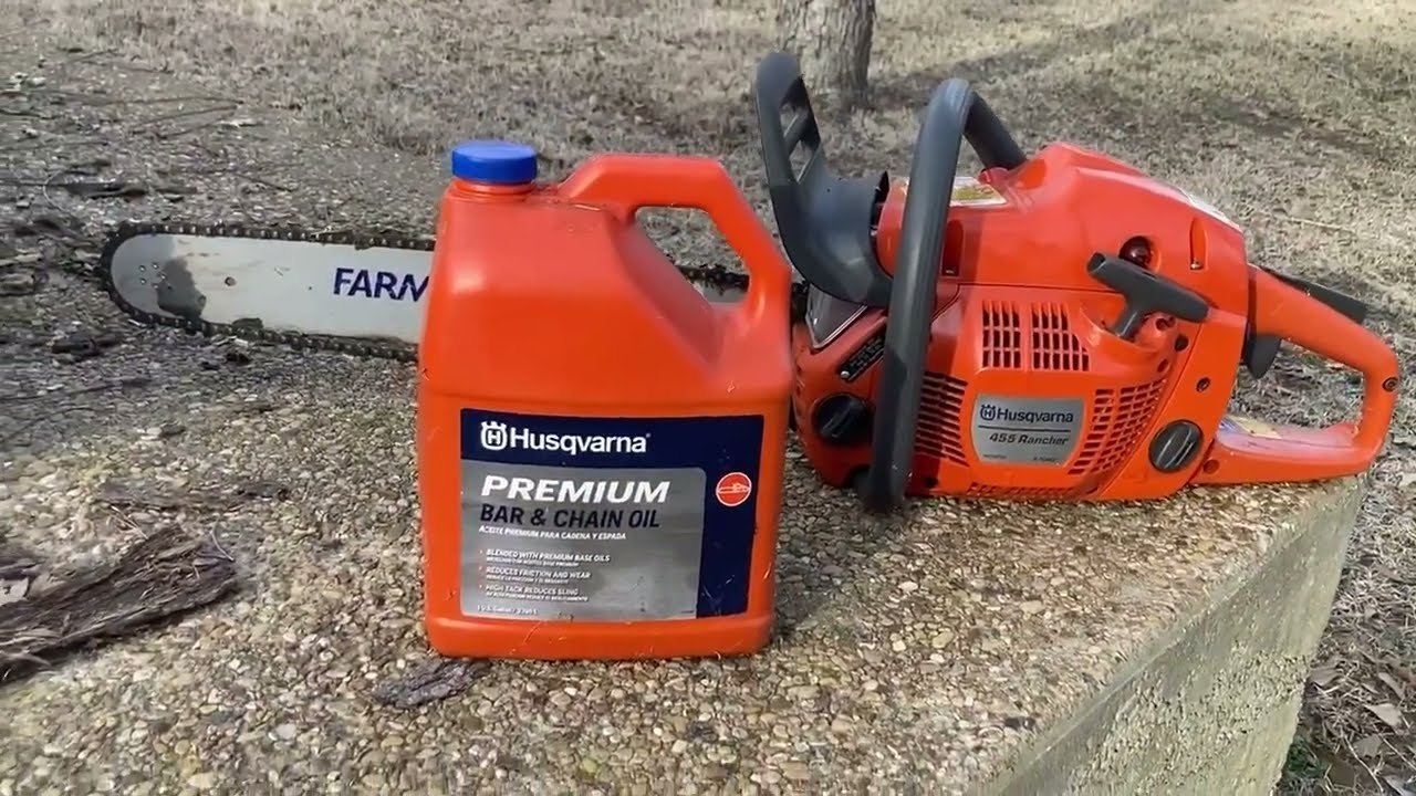 husqvarna chainsaw oil