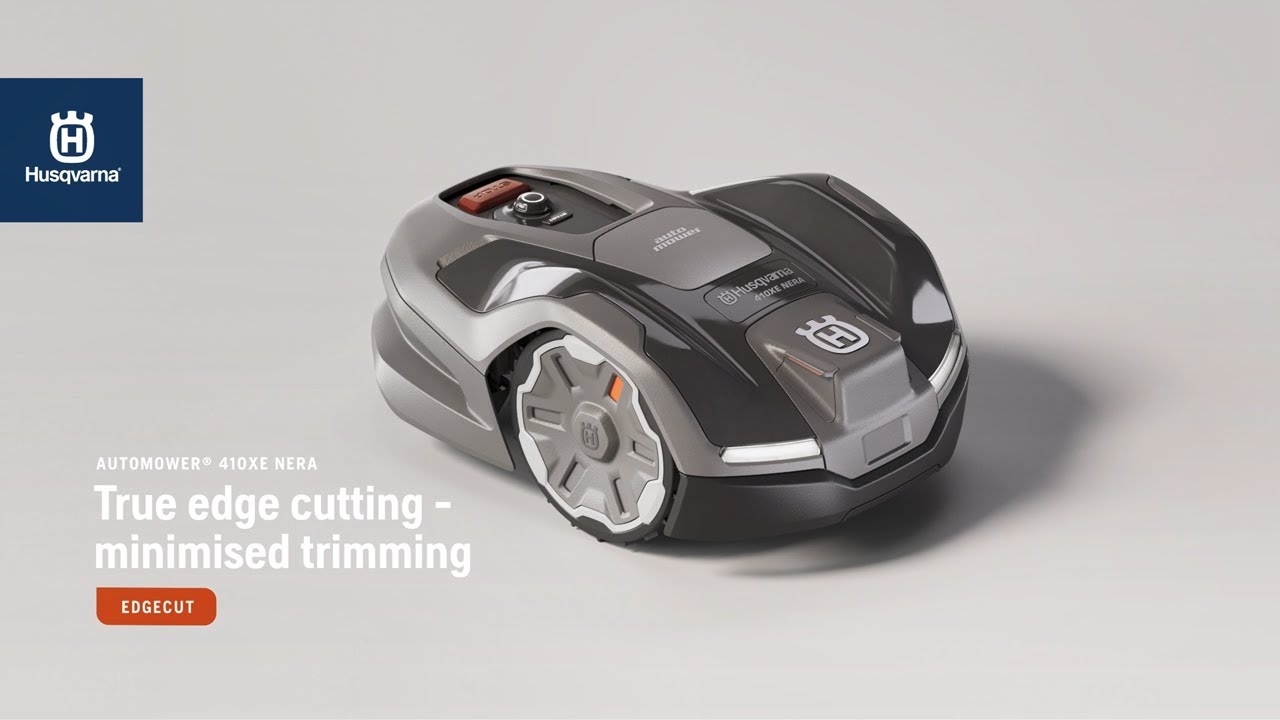 Husqvarna Automower 410XE NERA EdgeCut YouTube