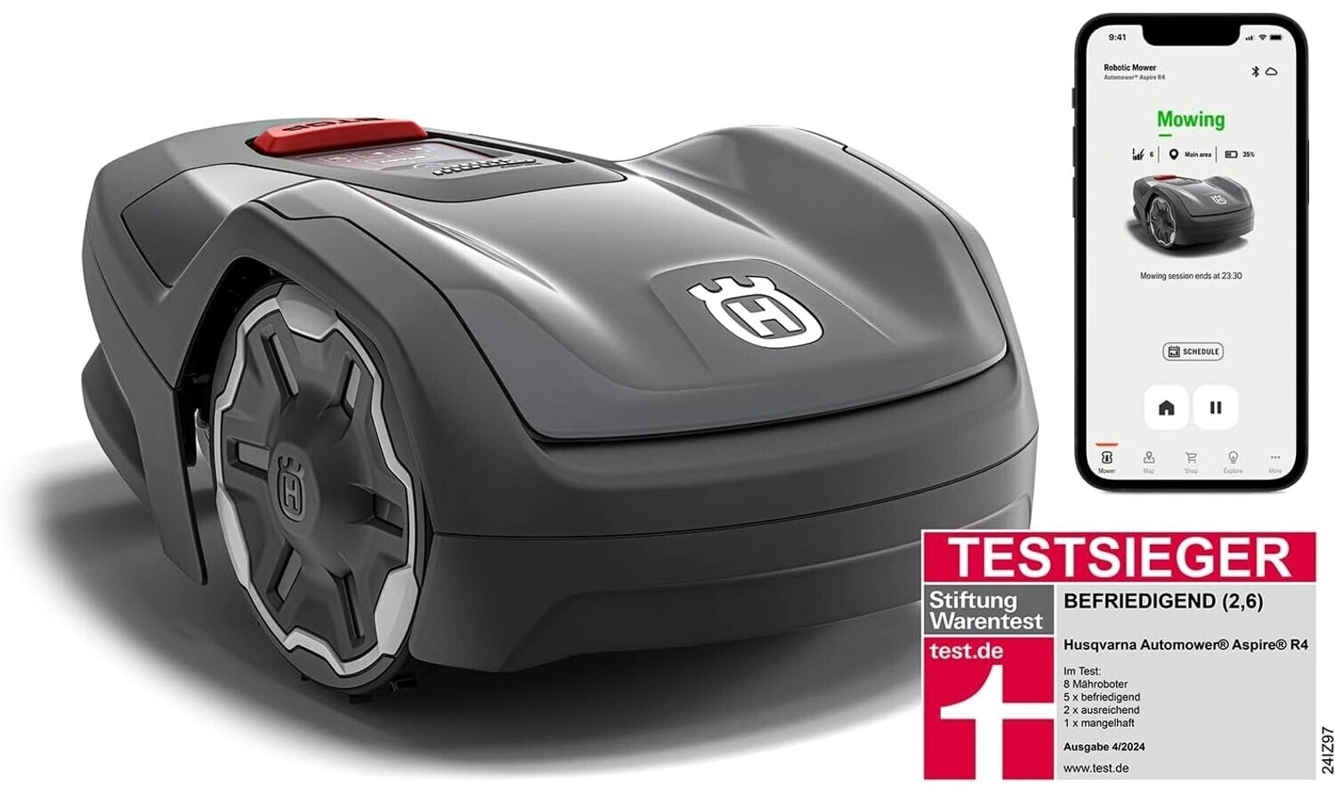 Husqvarna Automower Aspire R4 Inkl Installations Kit Ab 825 00 Preisvergleich Bei Idealo de