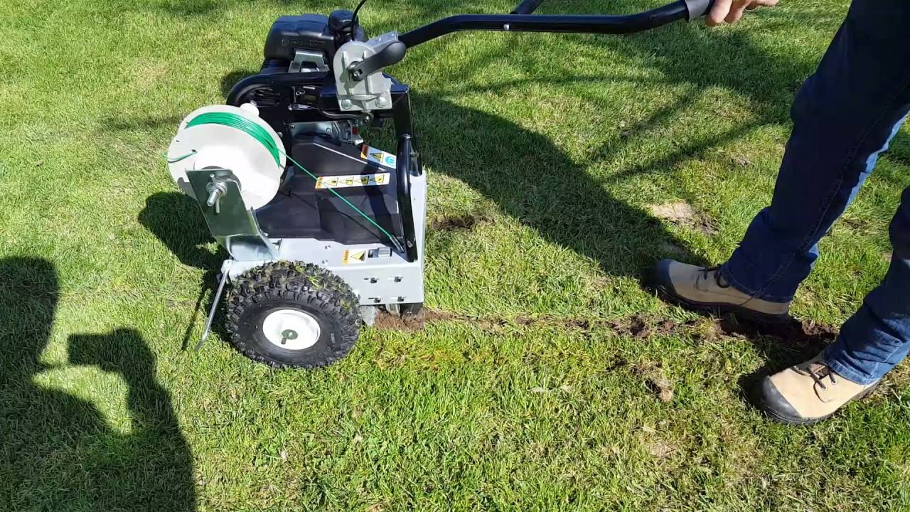 Husqvarna AutoMower Boundry Wire Installation YouTube