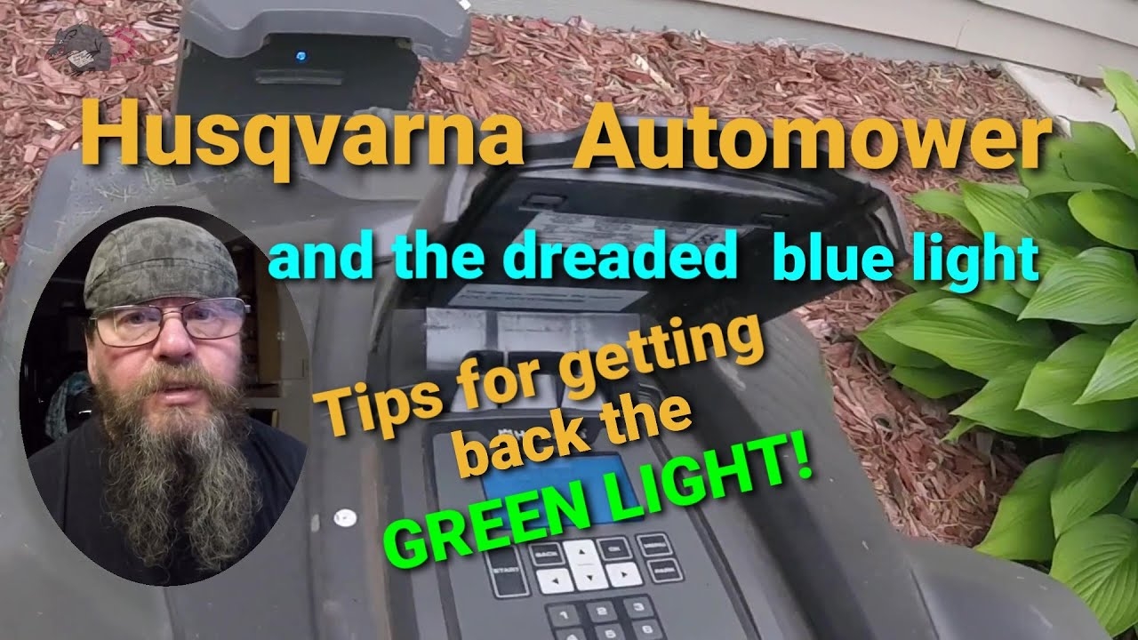 Husqvarna Automower Flashing Blue Light YouTube