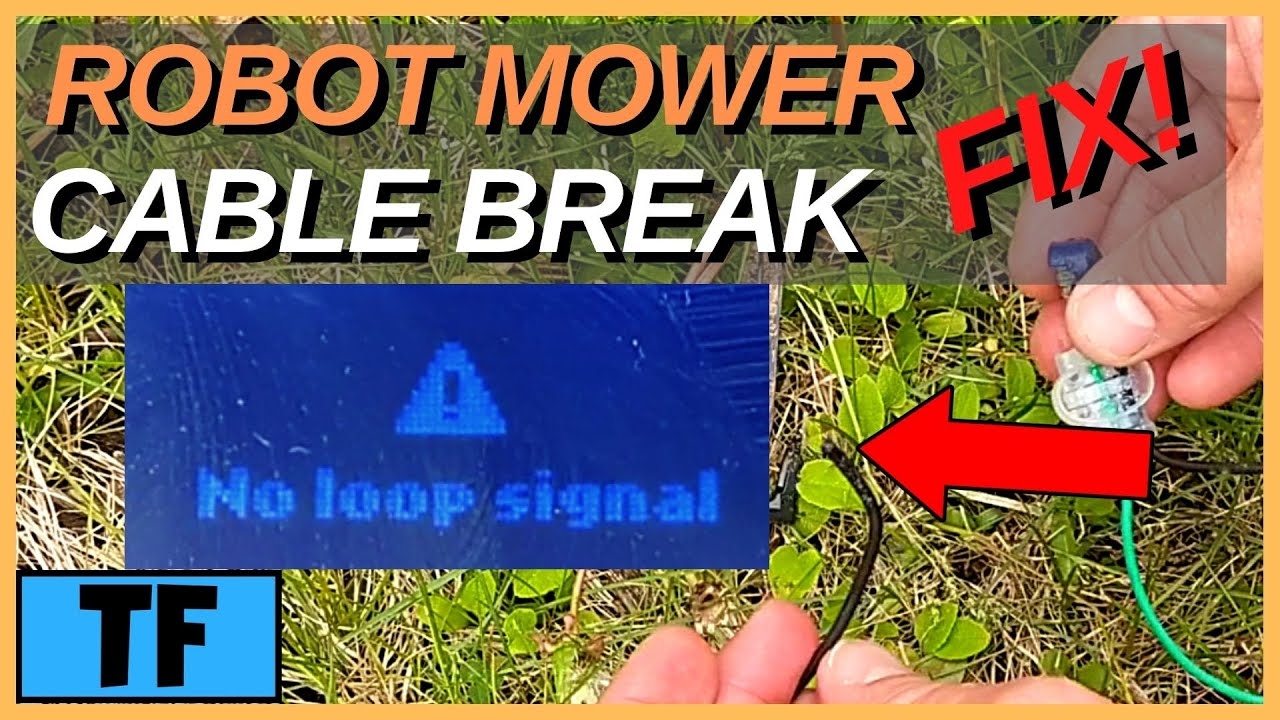 Husqvarna Automower How To Find Cable Wire Break No Loop Signal Flashing Blue Light Help YouTube