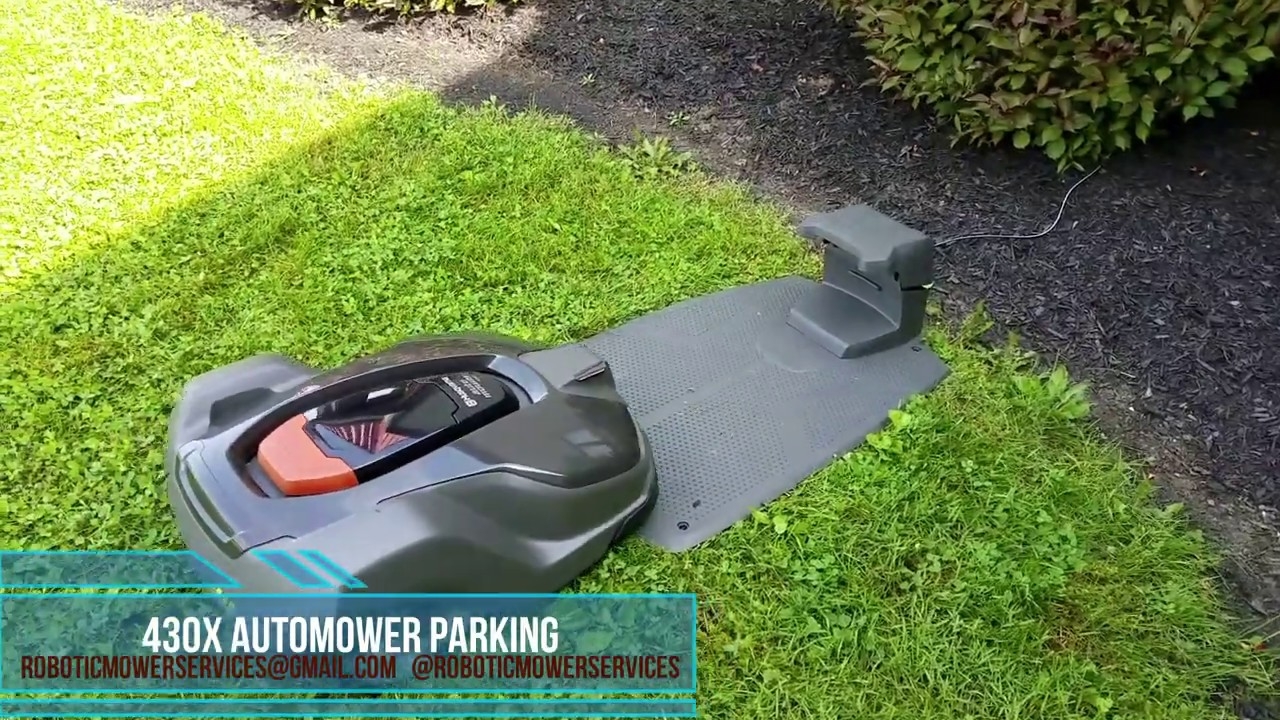 Husqvarna Automower Searching For Home Parking In Charging Station YouTube