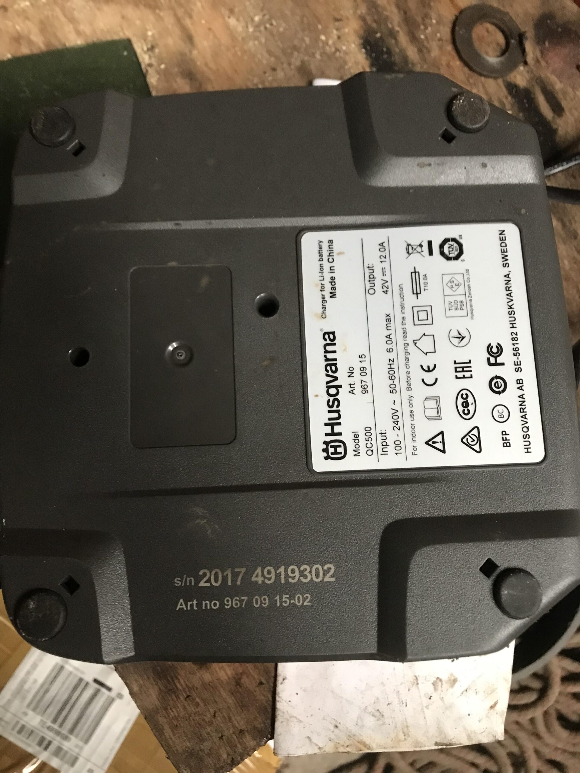 Husqvarna Battery Charger Fault General Chat Arbtalk The Social Network For Arborists