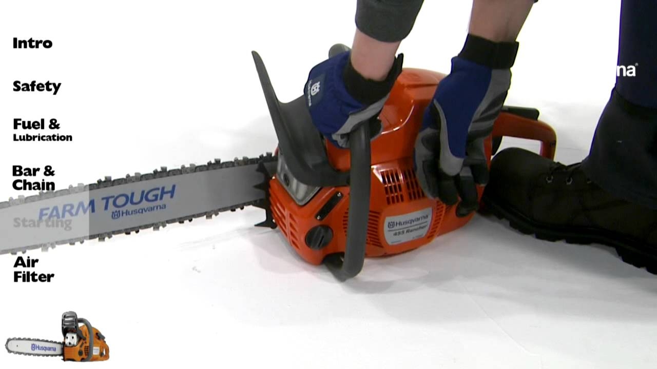 Husqvarna Chainsaw How To Start Husqvarna Canada YouTube