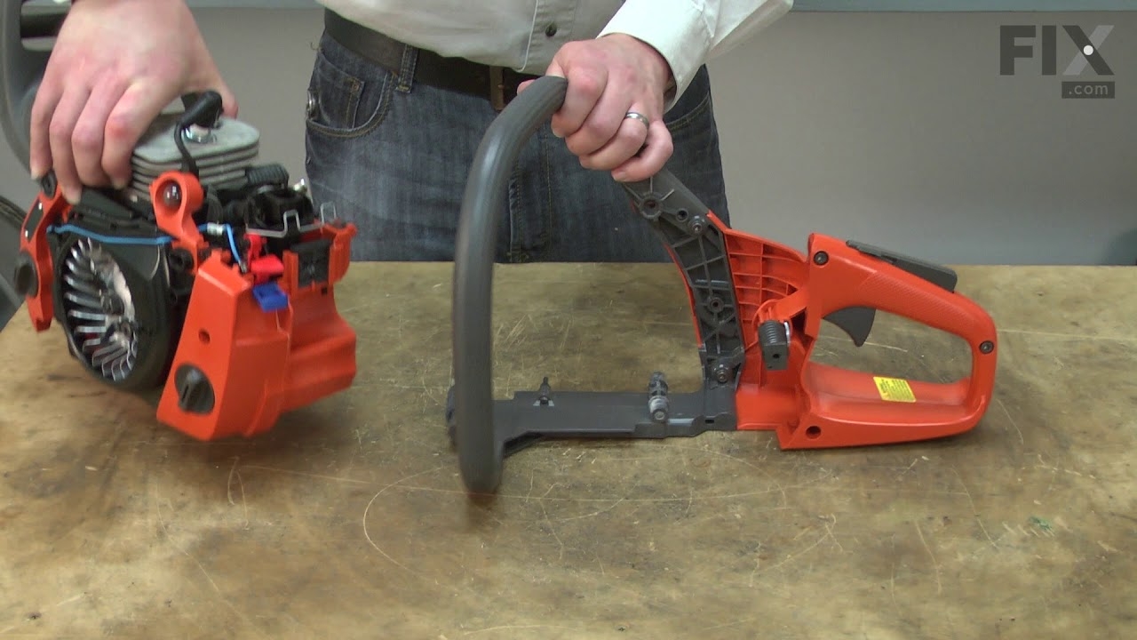 Husqvarna Chainsaw Repair How To Replace The Front Handle YouTube
