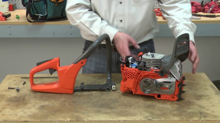 Husqvarna Chainsaw Repair How To Replace The Front Handle YouTube