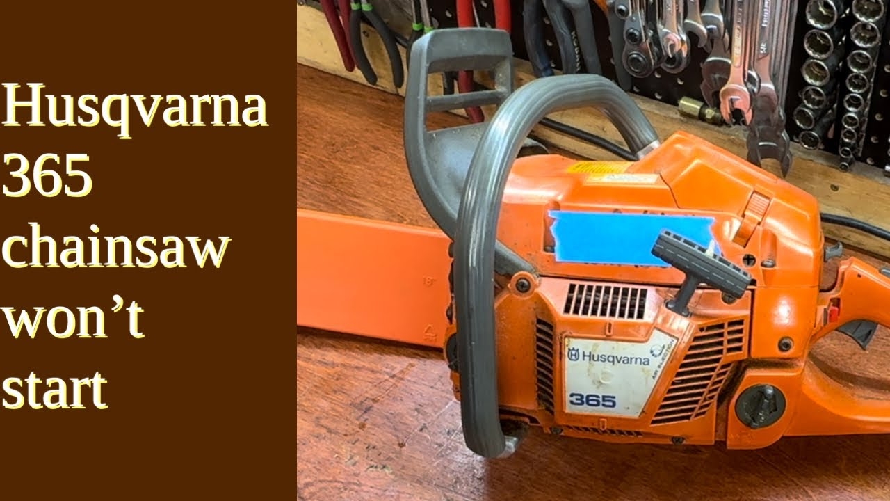 husqavarna chainsaw start proceedure