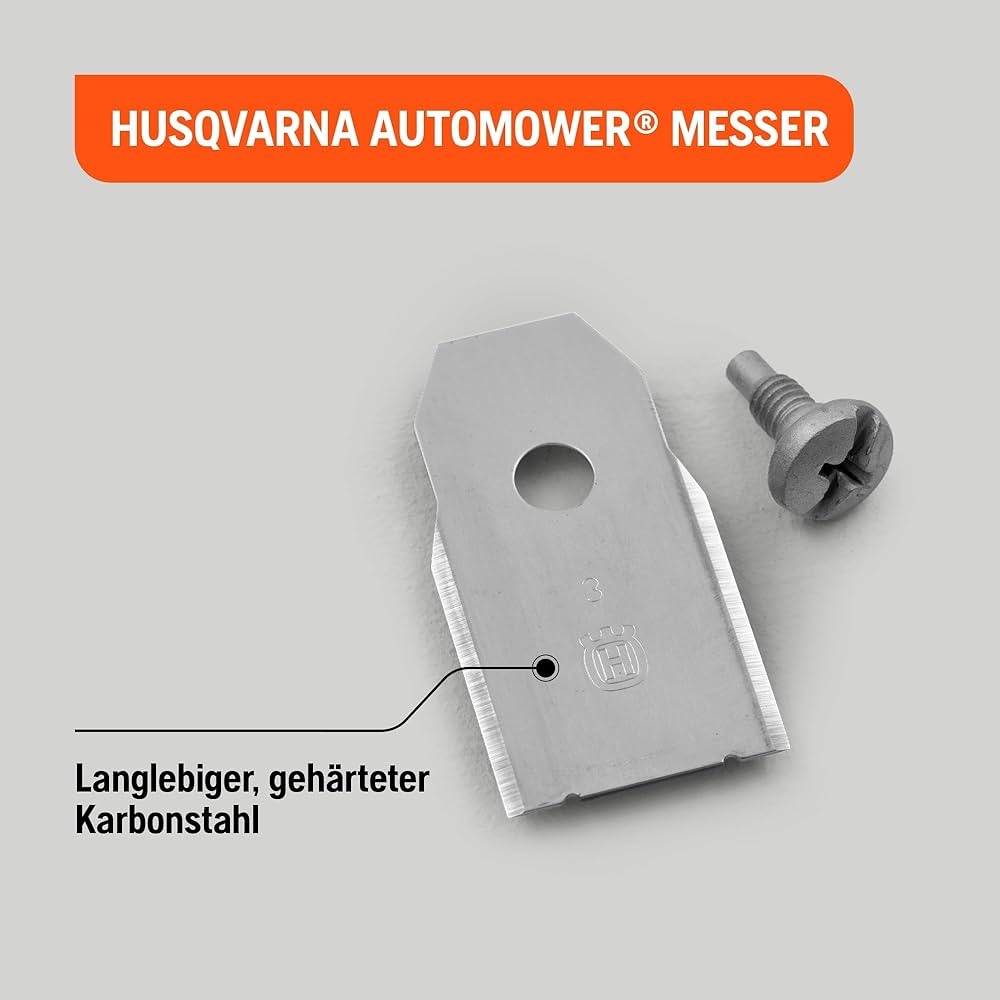Husqvarna Gardena Original Ersatzmesser 9 Stk Passend F r M hroboter Der Marke Husqvarna Und Gardena Amazon de Garten