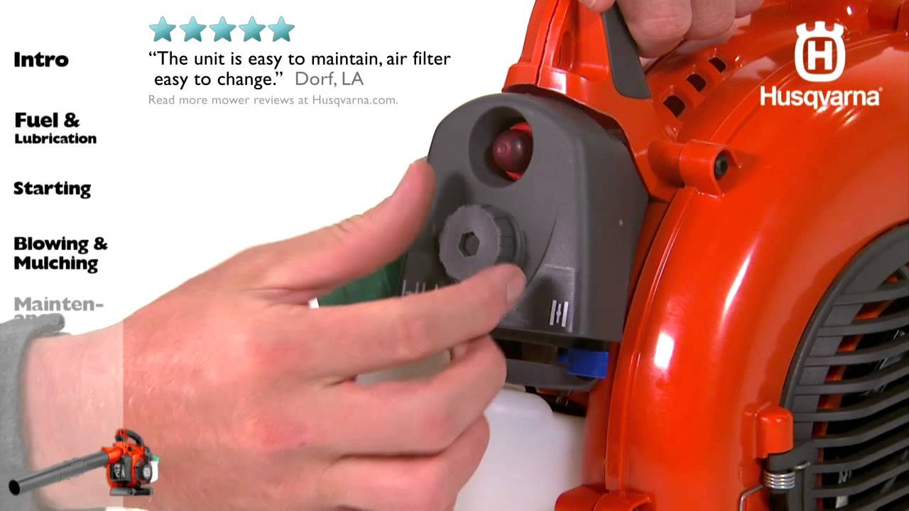 Husqvarna Handheld Blowers Maintenance YouTube