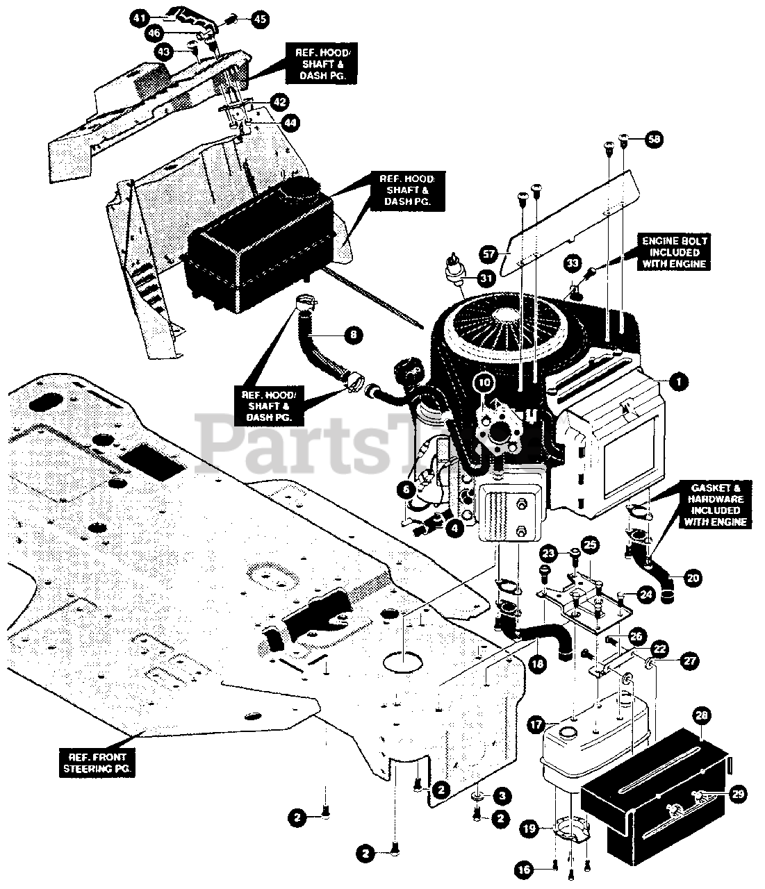 Husqvarna LT 4140 G E4014 030 Husqvarna Lawn Tractor 1994 01 Engine Parts Lookup With Diagrams PartsTree