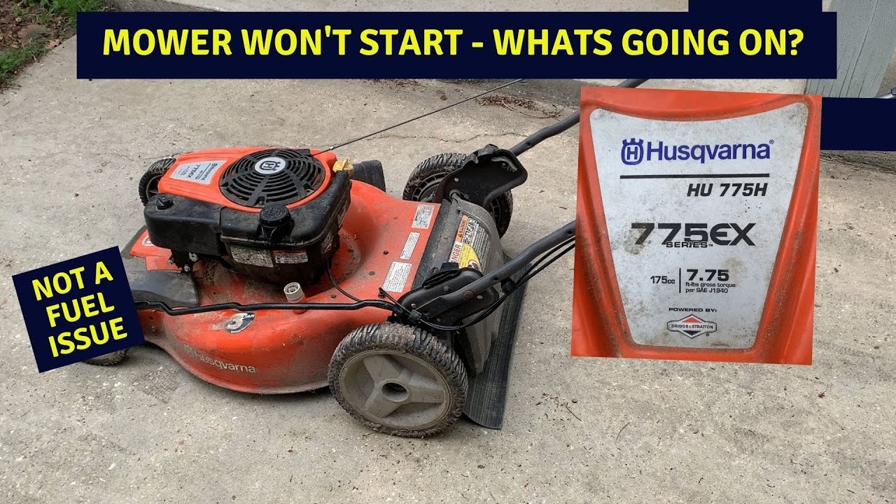 Husqvarna Mower Won t Start YouTube