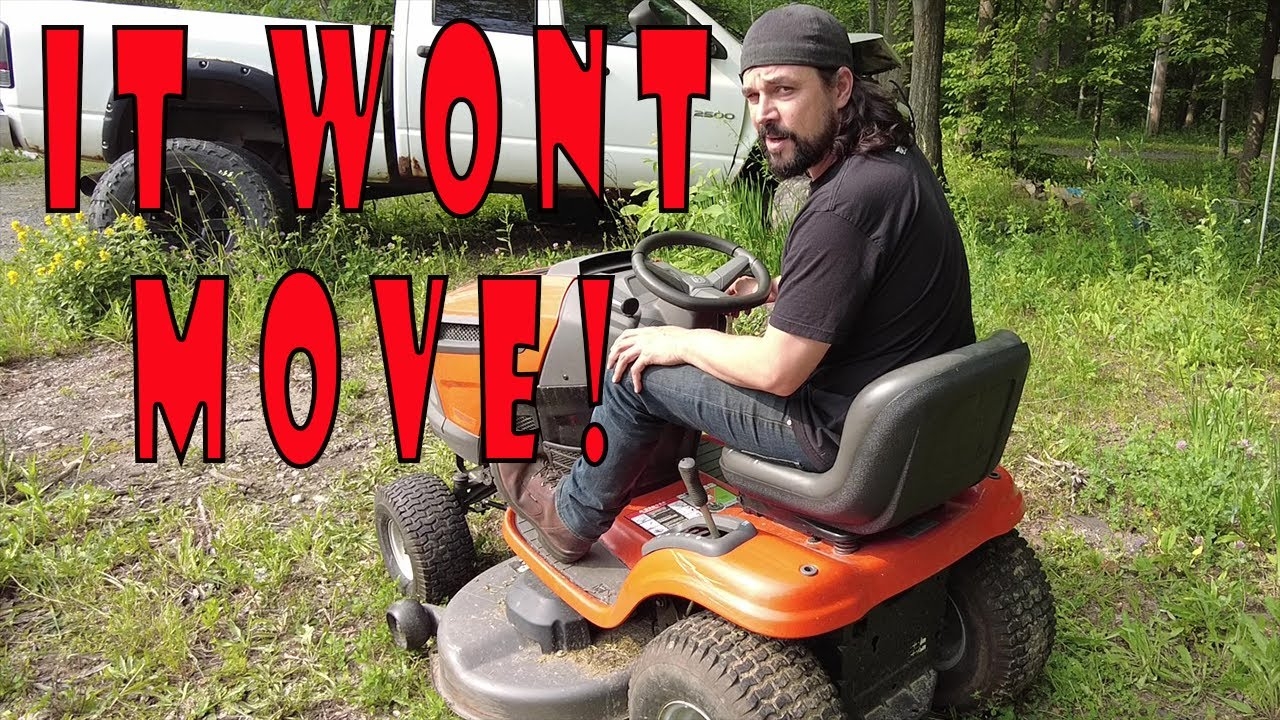 Husqvarna Mower Wont Move How To Fix A Mower That Wont Move Or Drive By Putting The Belt Back On YouTube