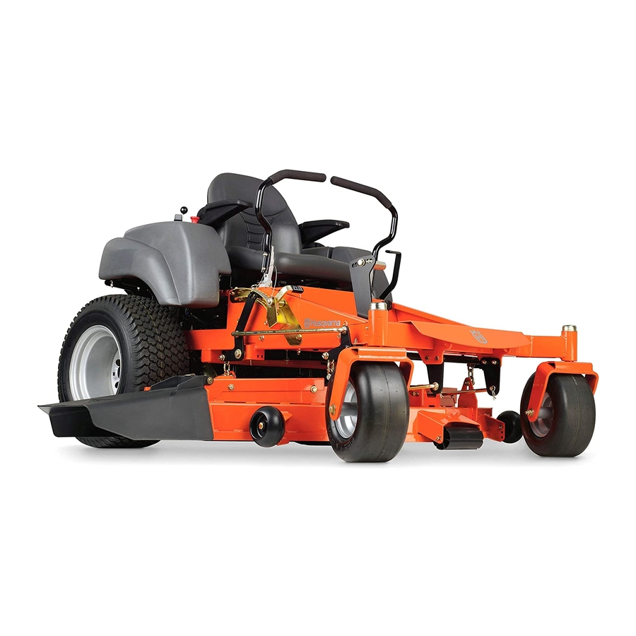 HUSQVARNA MZ52 OPERATOR S MANUAL Pdf Download ManualsLib