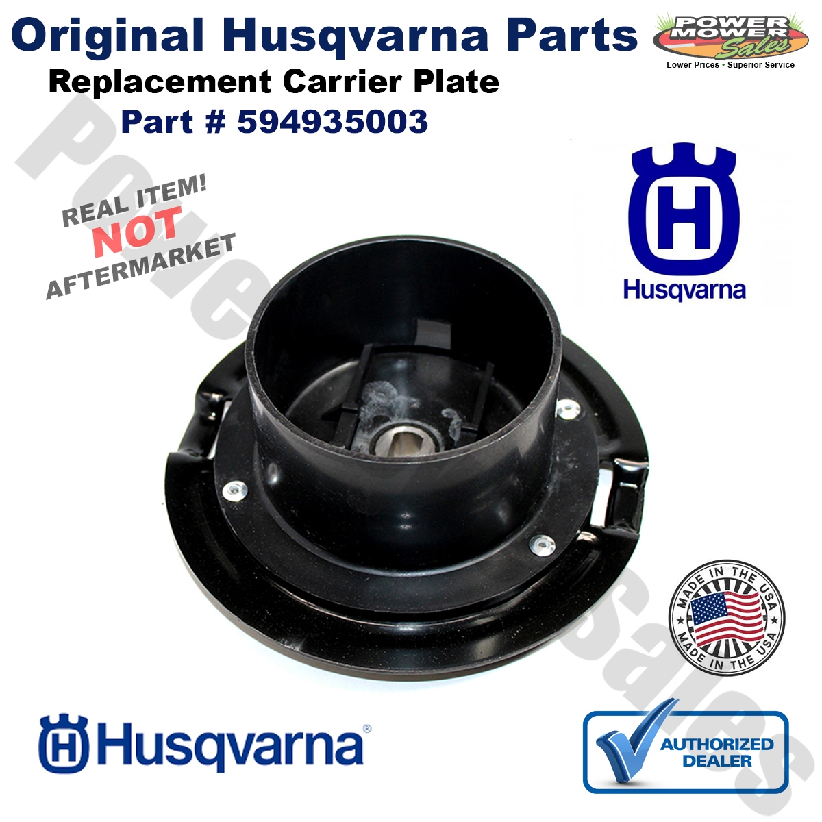 Husqvarna Poulan Carrier Plate Assembly HU625HWT 60022X 532180338 594935003 705788550074 EBay