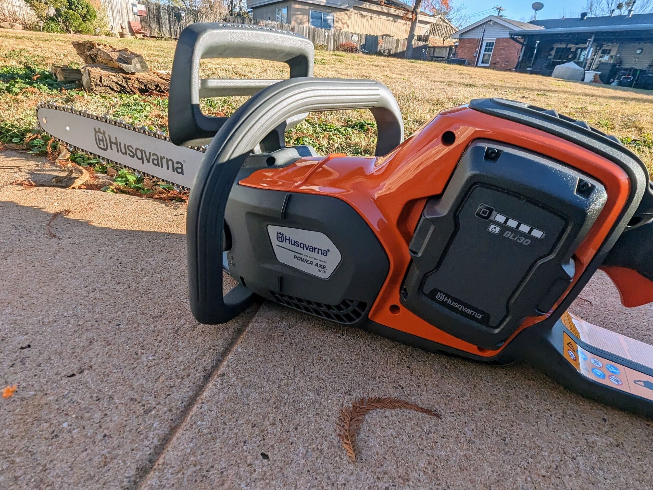 Husqvarna Power Axe 350i Cordless Electric Chainsaw Review Top Ten Reviews