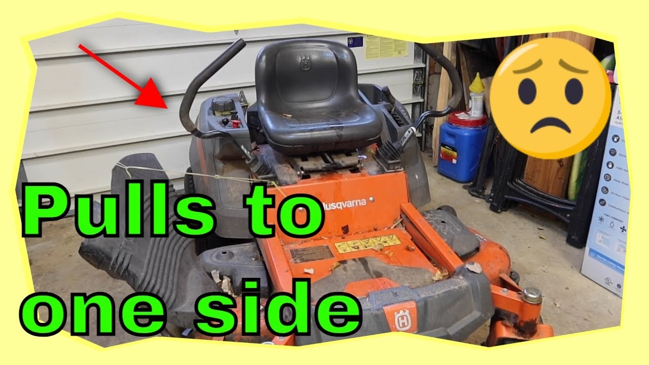 Husqvarna Pulls To One Side Plus A No Start And Muffler Replacement YouTube
