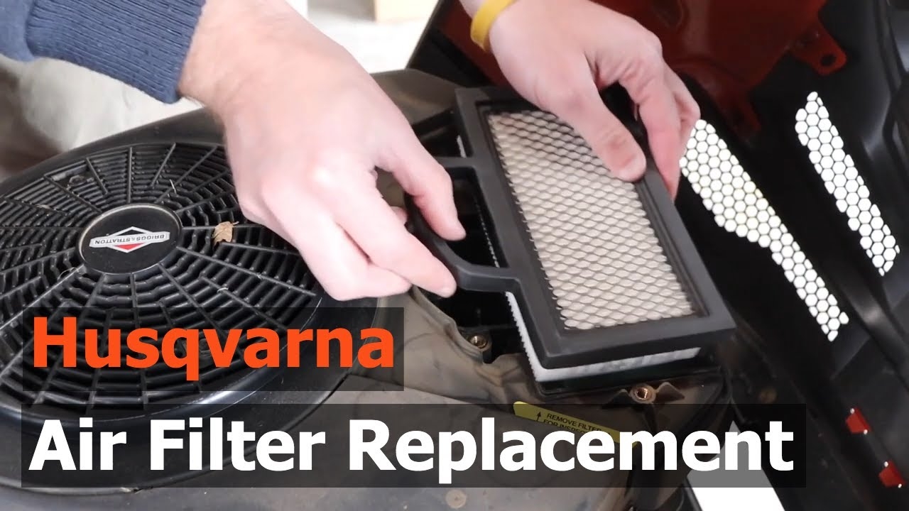 Husqvarna Riding Lawn Mower Air Filter Change How To Replace The Air Filter On Your Lawn Tractor YouTube