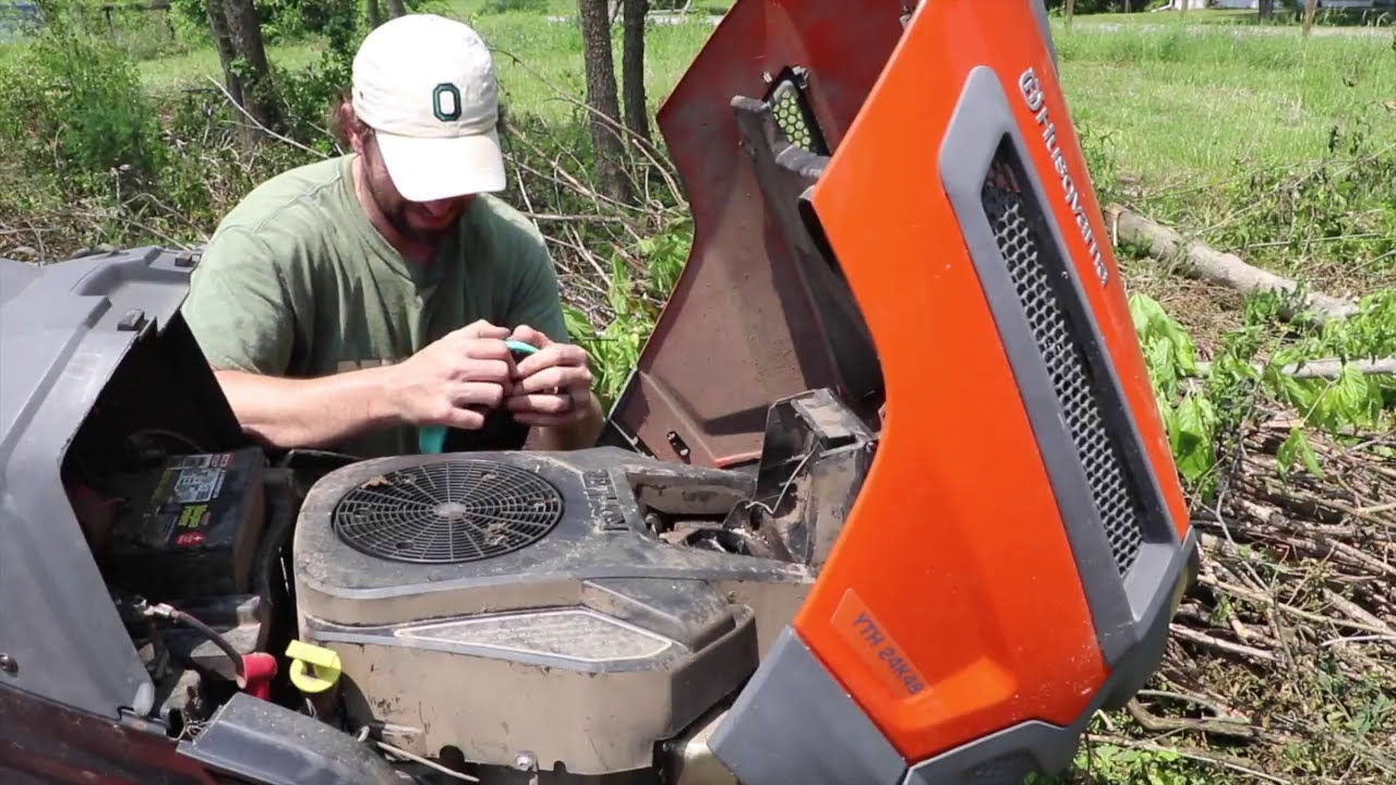 Husqvarna Riding Mower Change Air Filter Ranch Hand Tips YouTube