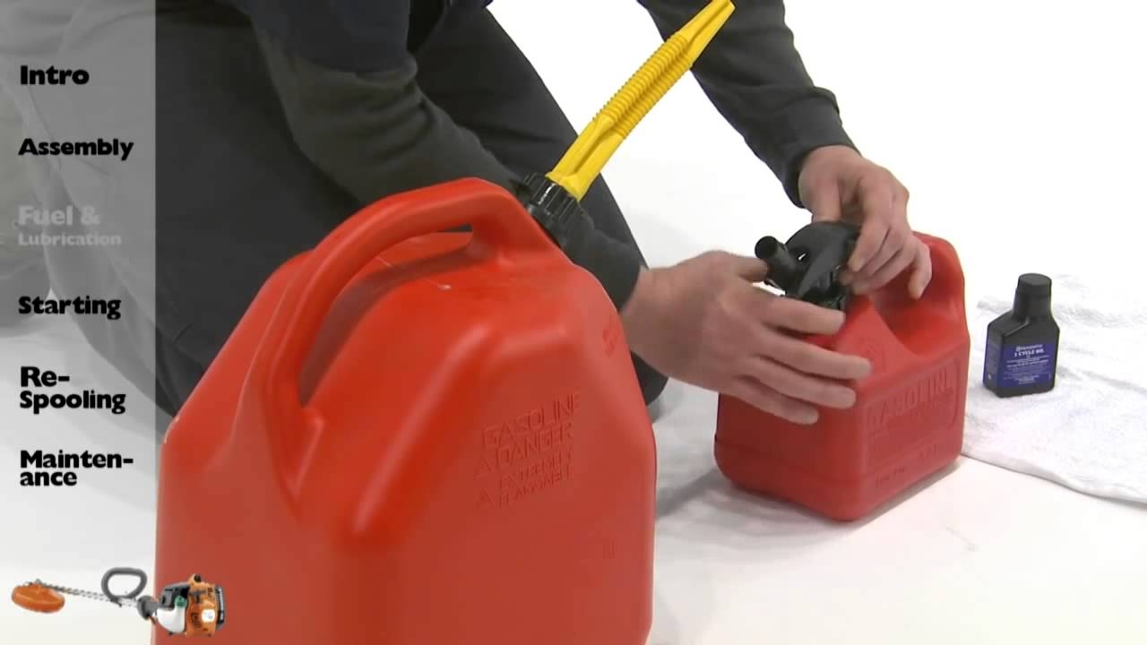 Husqvarna String Trimmers Fuel And Lubrication YouTube