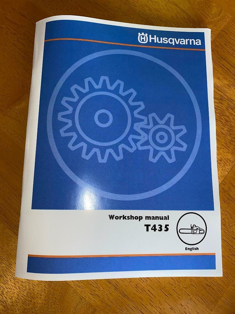 Husqvarna T435 T 435 Chainsaw Service Workshop Repair Manual EBay