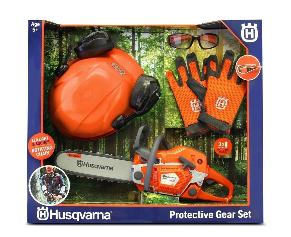 HUSQVARNA TOY CHAINSAW 550XP HELMET GLOVES Eurogarden eu