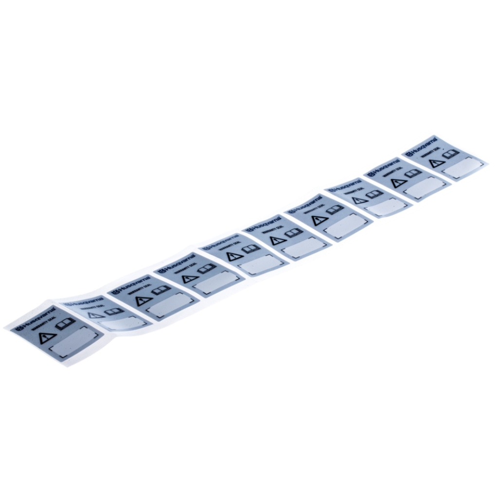 Husqvarna Warranty Seal Label OEM 580689502 Safford Equipment Company