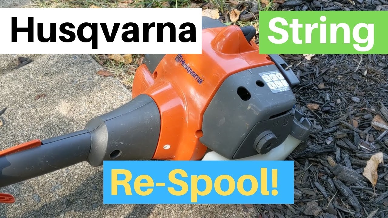 Husqvarna Weed Eater String Change HUSQVARNA 128CD String YouTube
