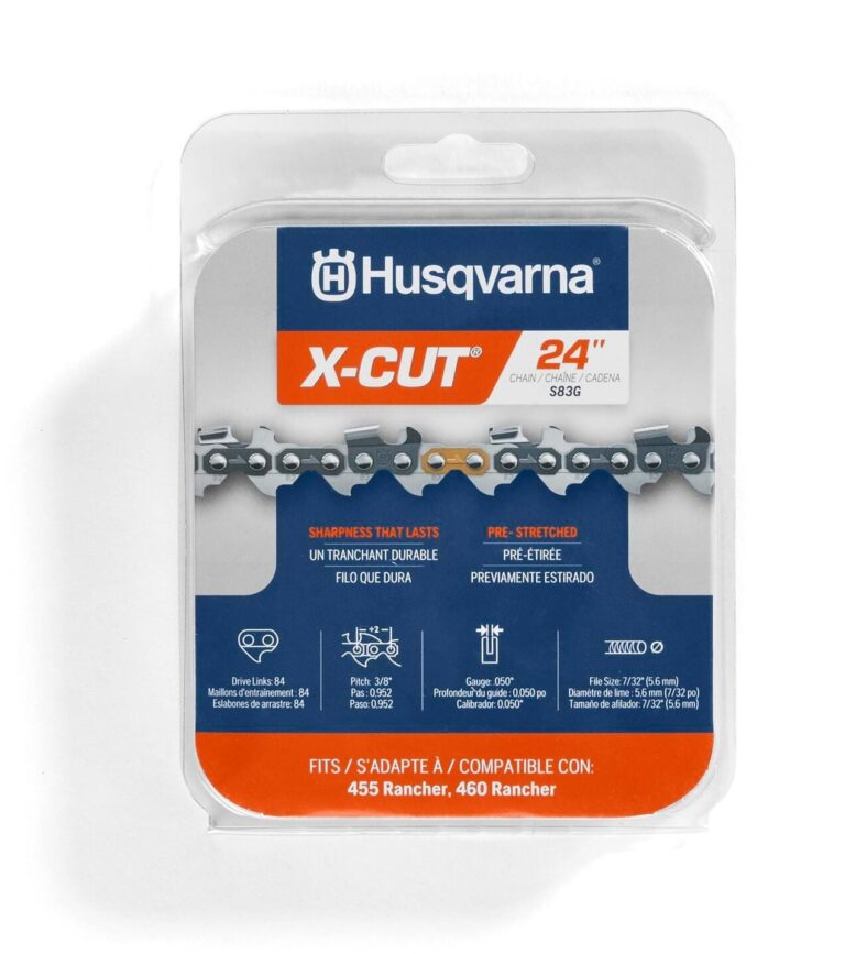 Husqvarna X Cut S83G 84 Link Replacement Chainsaw Chain For 24 in 0 05 in Gauge 3 8 in Pitch 529475084 At Lowes