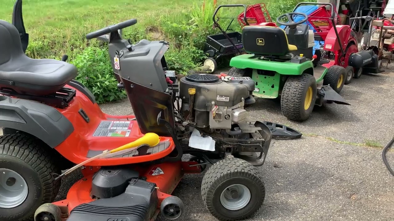Husqvarna YTA 24V48 Tractor Basic Service YouTube