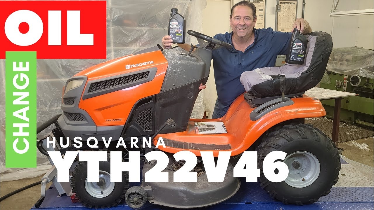 husqvarna riding mower oil type