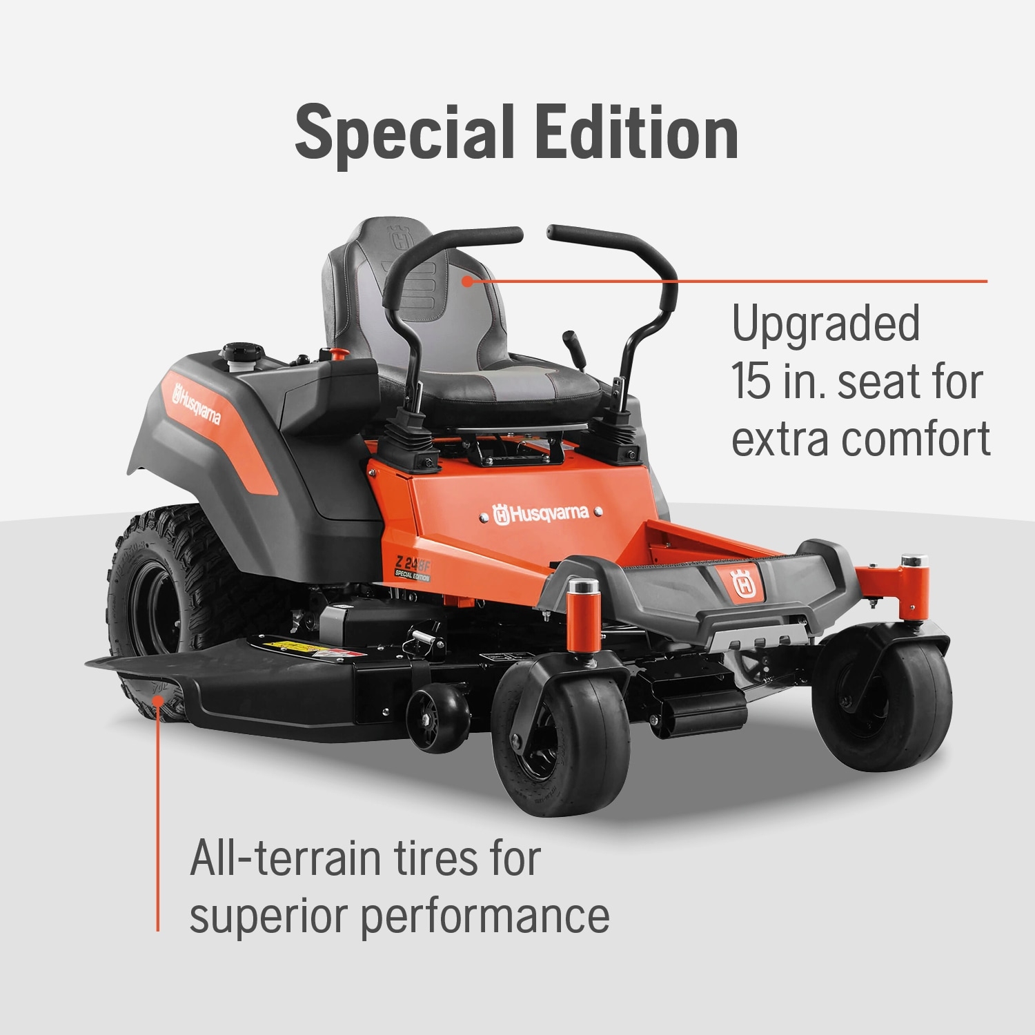 Husqvarna Z248F Special Edition 48 in 21 5 HP V twin Zero turn Riding Lawn Mower 967953905 At Lowes