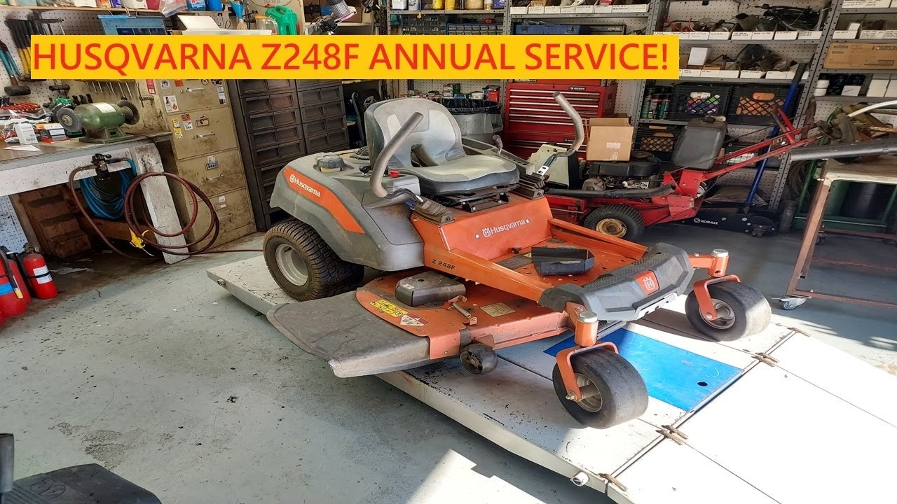 Husqvarna Z248F Zero Turn Kawasaki FR651V Annual Service YouTube