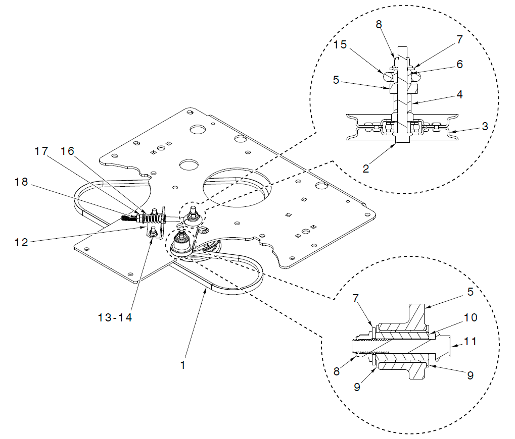 husqvarna zero turn belt diagram