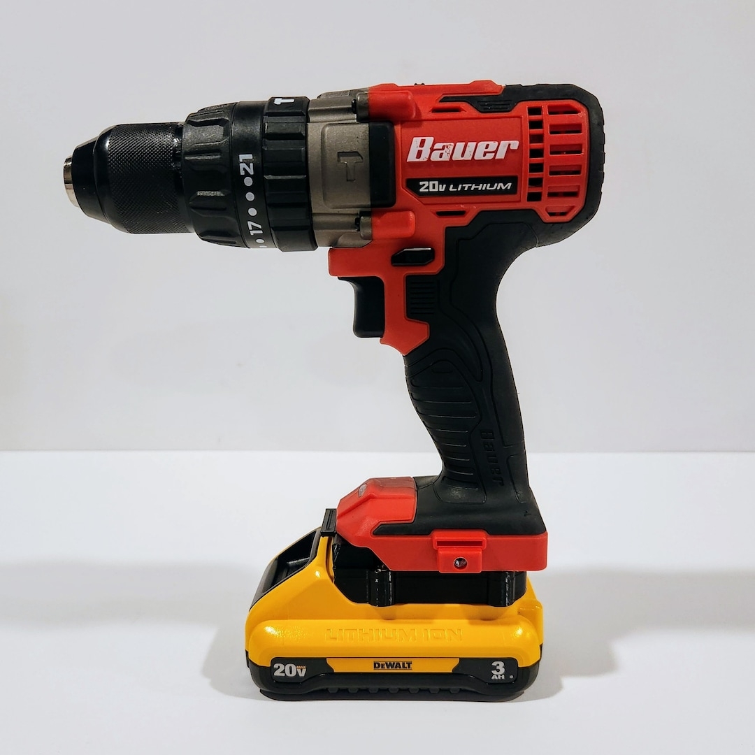 Indestructible Dewalt 20v Max Low Profile Battery Adapter For Bauer 20v Tools Etsy